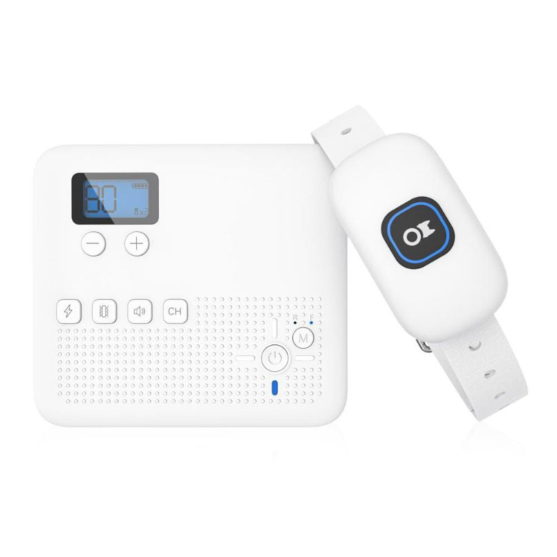 2-in-1 Wireless Dog Fence &amp; Training Collar - White